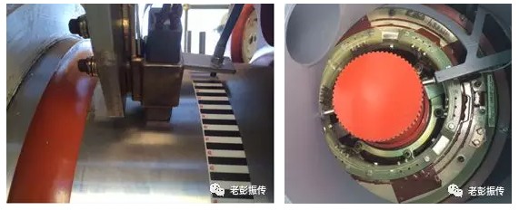 左邊是斑馬帶法，右邊是多齒齒輪法